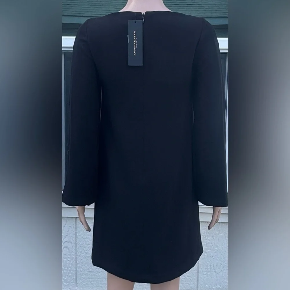 Donna Karan New York
Women's Boat-Neck Embellished Split-Sleeve Shift Dress - Picture 5 of 7